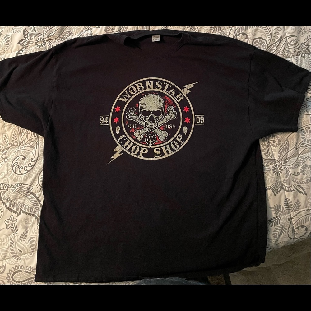 Two Mens 3xl Shirts (Wornstar & Murder Hornets)